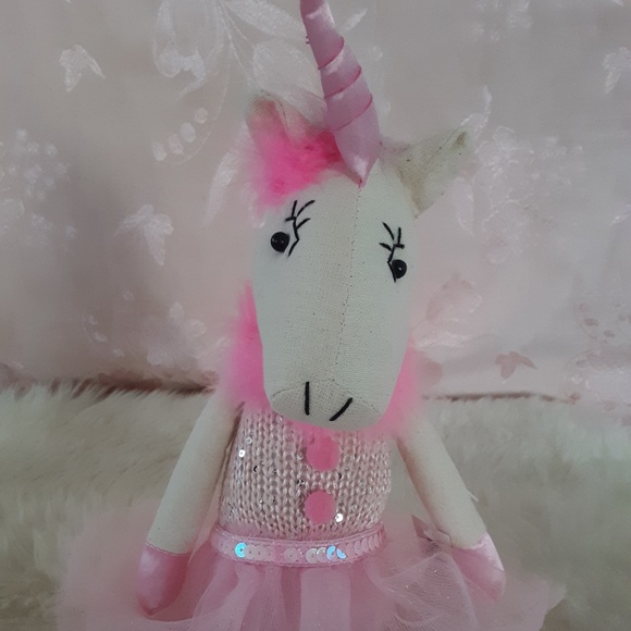 Unicorn Sitter Doll in Pink  New - Picture 4 of 8